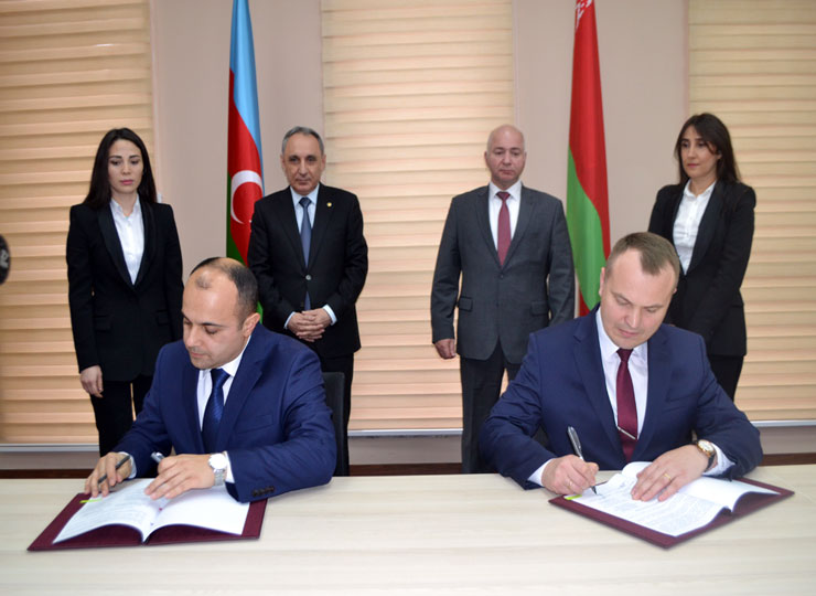 Belarus Respublikası İstintaq Komitəsinin İxtisasartırma institutu ilə Memorandum 2021
