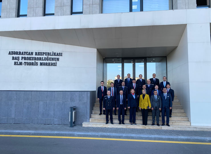 Türkiyənin Hakimlər və Prokurorlar Şurasının nümayəndə heyəti ilə Mərkəzdə görüş – 2023
